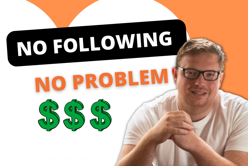 no following no problem banner